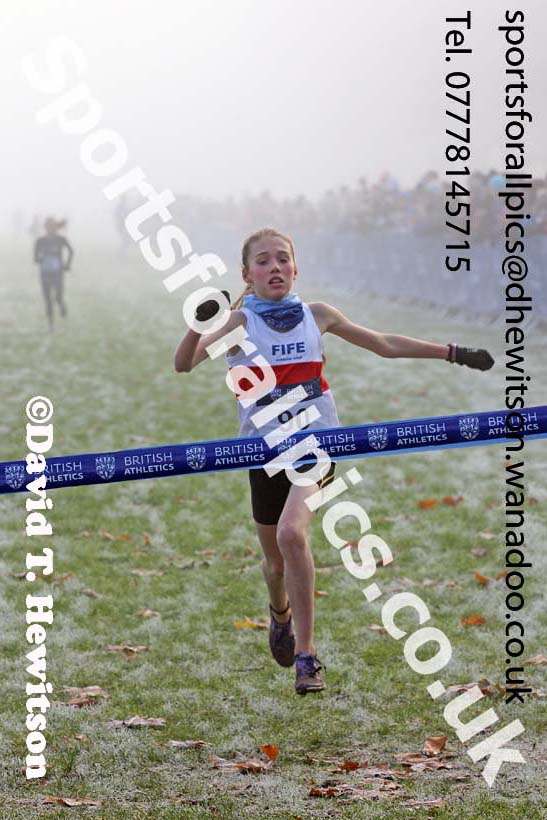 Girls under-13s, European Cross Country Trials, Sefton Park, Liverpool. Photo: David T. Hewitson/Sports for All Pics